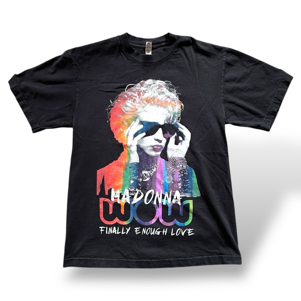 Madonna WoW Pride Finally Enough Love Concert Tee Shirt Medium